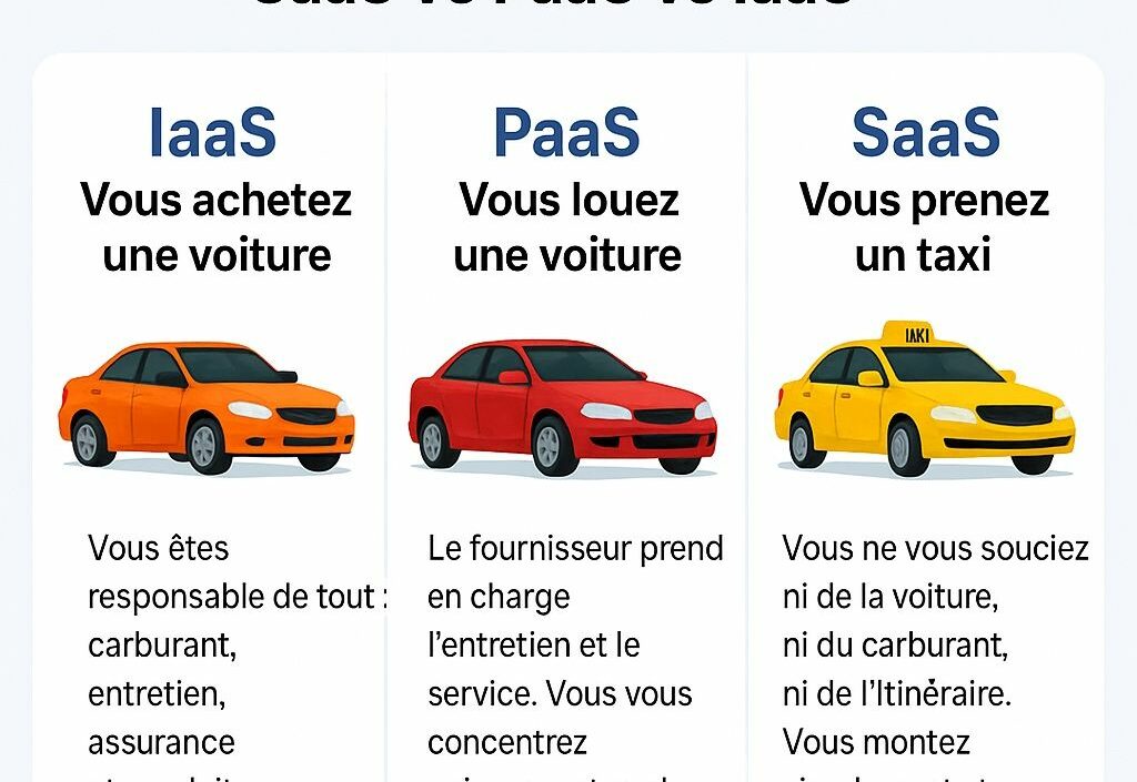 SaaS, PaaS et IaaS
