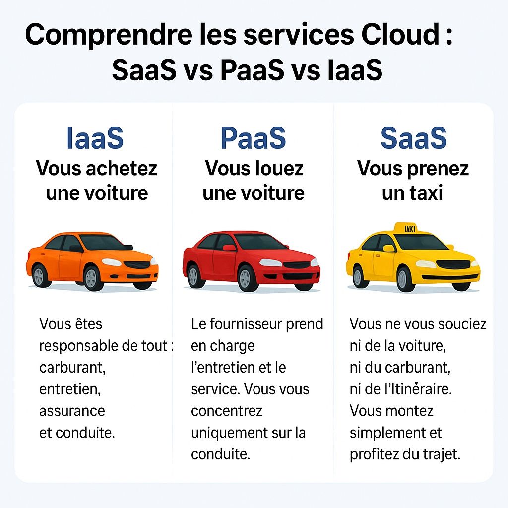 SaaS, PaaS and IaaS
